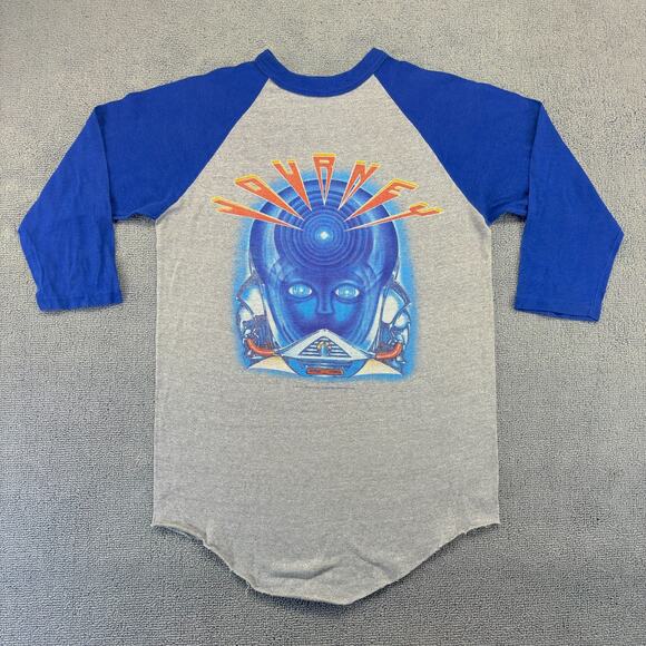Vintage 1983 Journey Frontiers World Tour Raglan Concert T-Shirt Men's Small - Picture 1 of 7